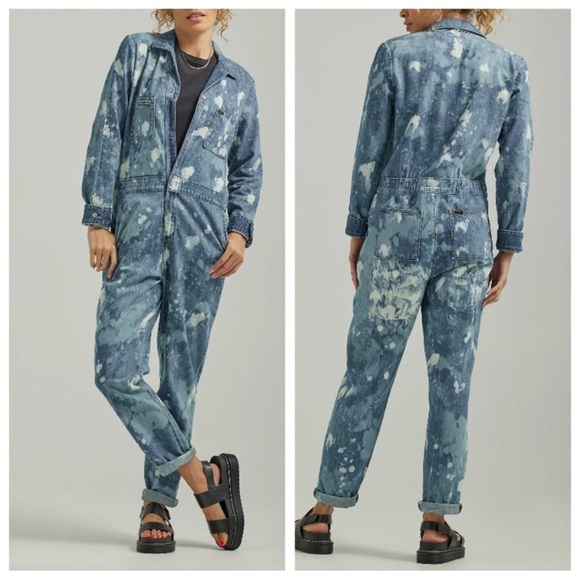 Lee Women's Denim Splatter Union-Alls Coverall